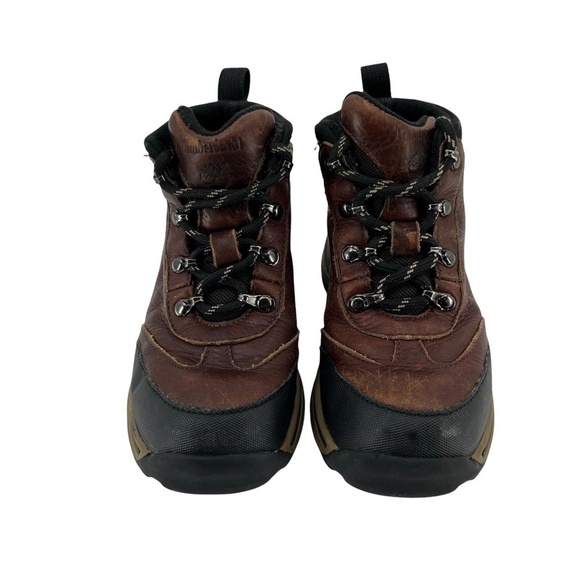 Timberland Brown Back Road Hiking Ankle Boots Size 11 Boy’s - Picture 3 of 7